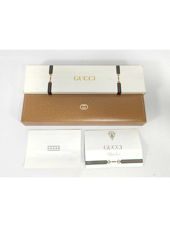 Gucci Watch L Gold Brown Stainless Steel main image 8